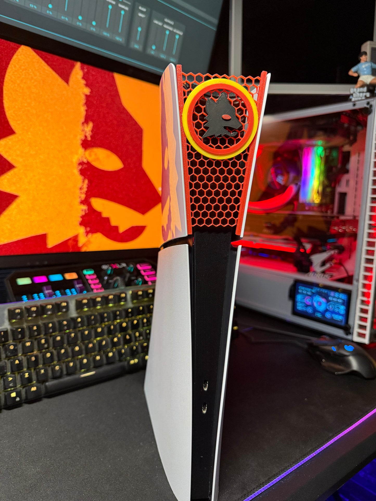 Skin PS5 - AS Roma Vintage