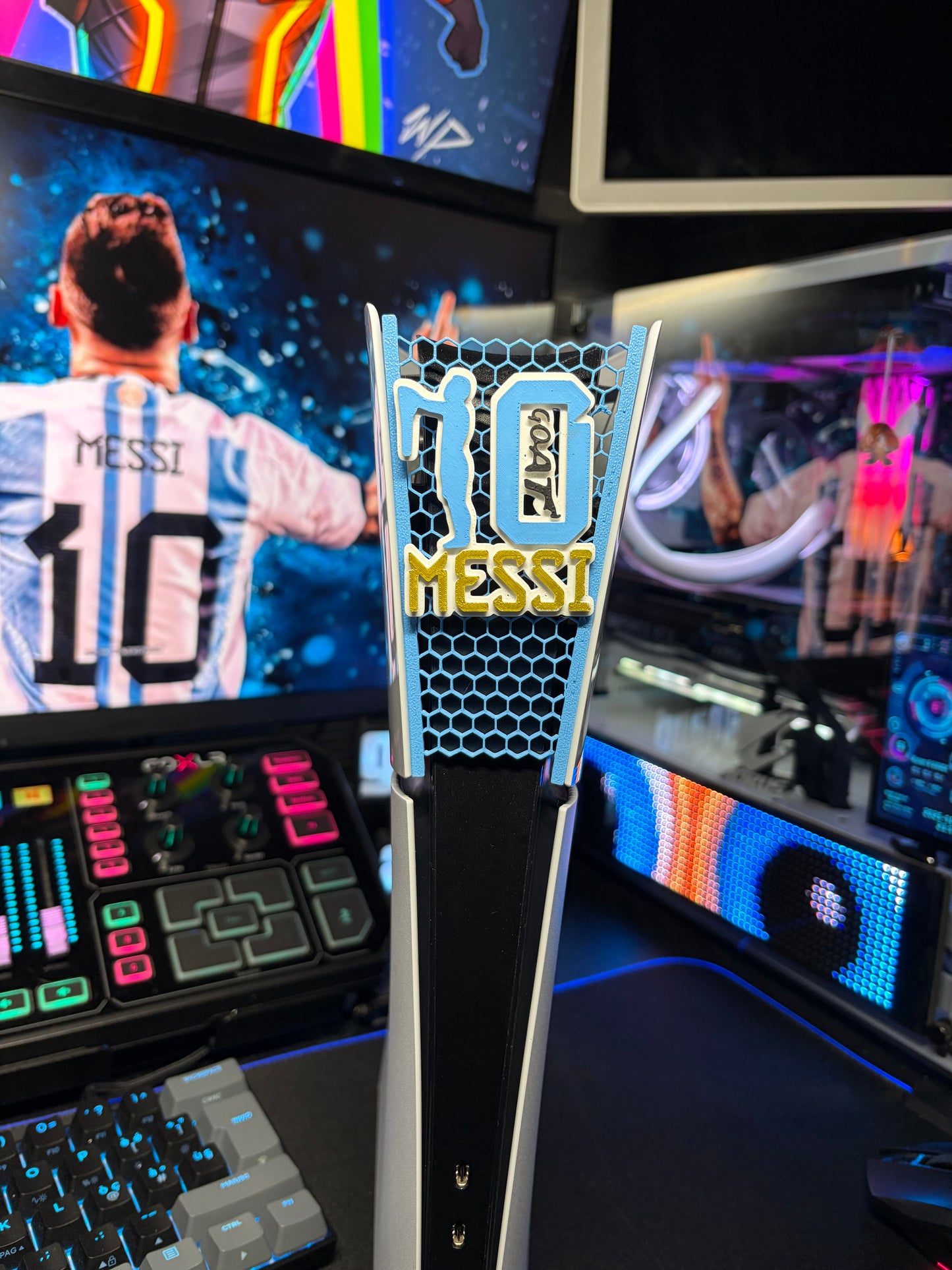 Skin PS5 - Messi 10 Gold